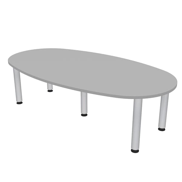 45.25 in W, 84 in L, 29 in H, Engineered Wood Top, Grey